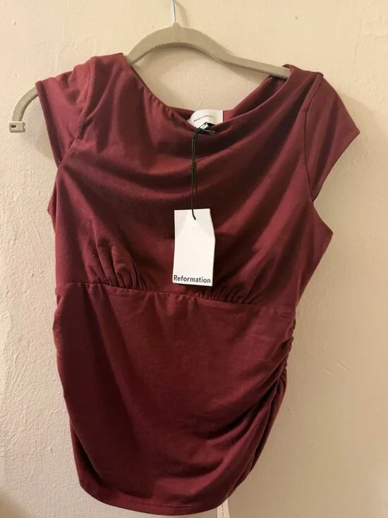 NWT Reformation Madelyn Knit Top Size S - Picture 2 of 2